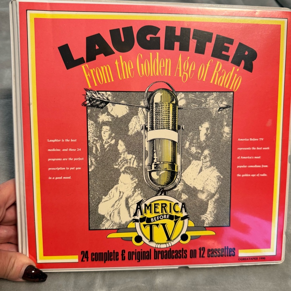 Laughter From the Golden Age of Radio, 12 cassette tapes